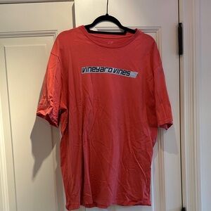 Vineyard Vines Men's Red Graphic Tee